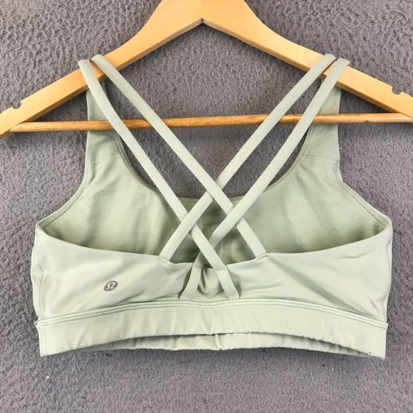 lululemon athletica Other - Lululemon Women’s Bra size 8 Criss-Cross Mint Green Color Active Yoga